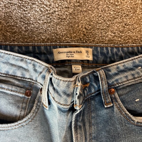 Abercrombie & Fitch Light and Dark Blue Jeans - Picture 3 of 3